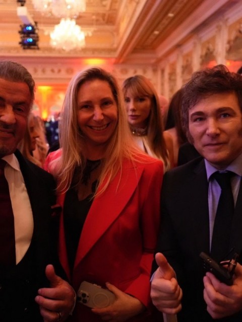 Milei en Estados Unidos: furor en redes por el encuentro con Trump y Stallone