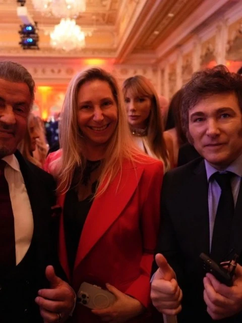 Milei en Estados Unidos: furor en redes por el encuentro con Trump y Stallone